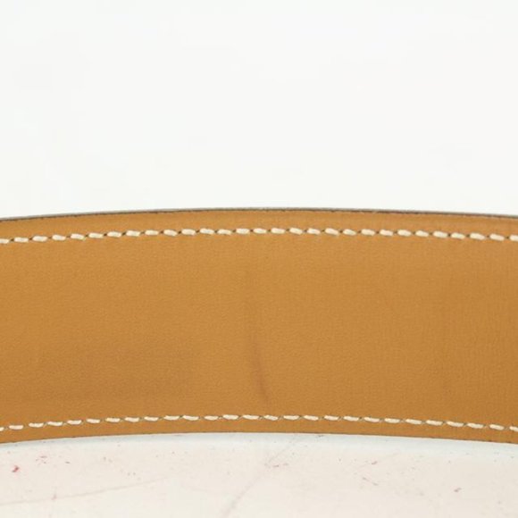Hermès Brown x Gold 32mm Reversible H Logo Belt main image 8